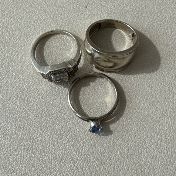 Silver Ring Set ๐ - Picture 2 of 7